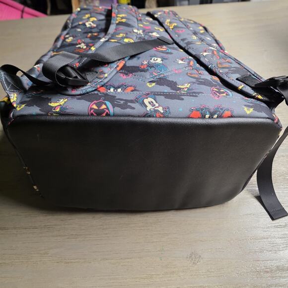 Disney Parks Halloween Mickey and Friends Grey Spooky Laptop Backpack